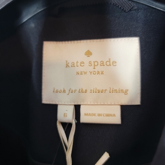 Kate Spade Make Magic Black Crepe Blazer - Picture 11 of 13